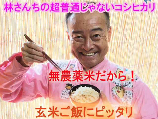 無農薬だから!玄米ご飯にピッタリ!