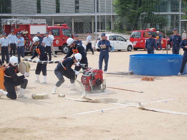 野々市町消防団総合訓練