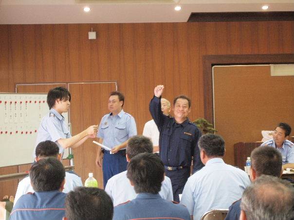 石川県消防操法大会の抽選日