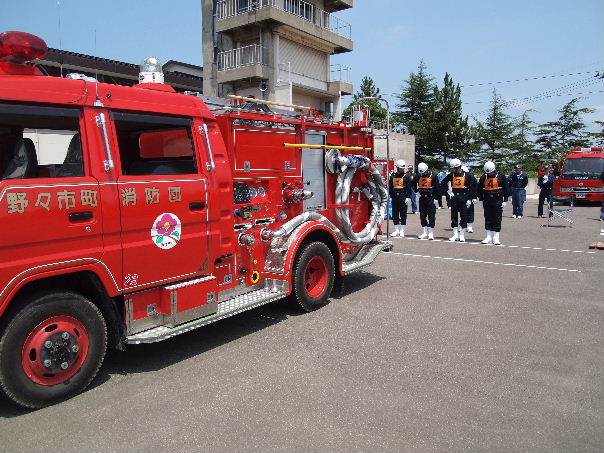 石川県消防操法大会の抽選日