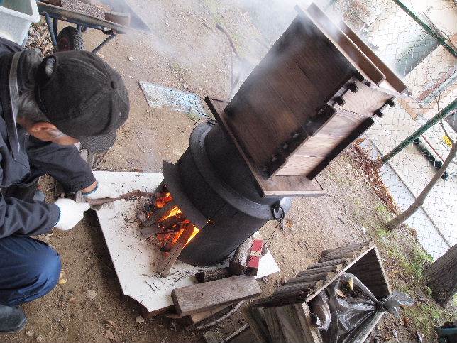 とくの幼稚園松任の餅つき