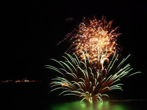 洞爺湖温泉の花火