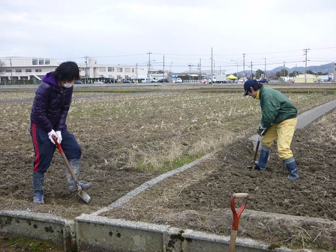 あぜ塗り