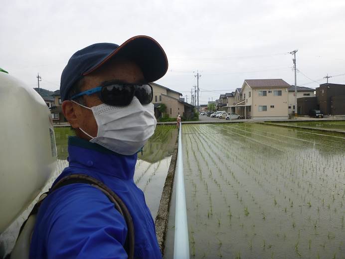 除草剤散布