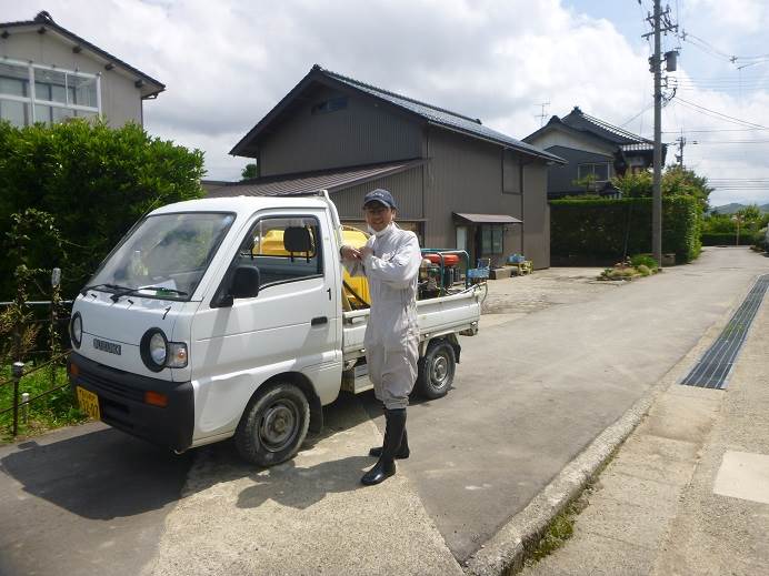 除草剤散布