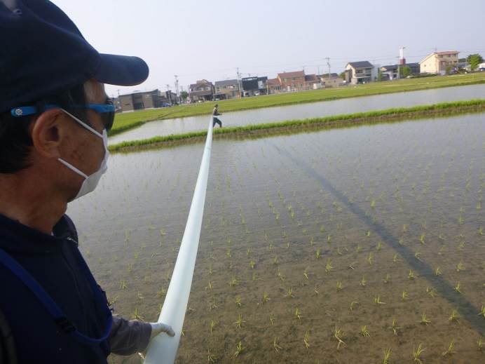 除草剤散布