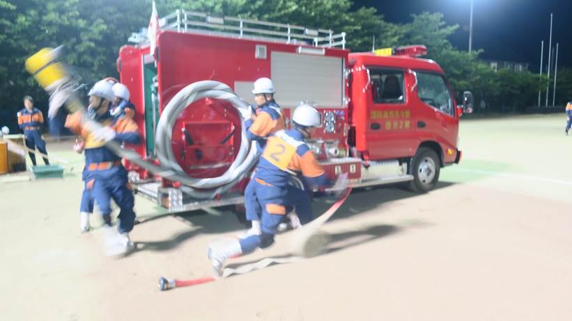 ポンプ車操法