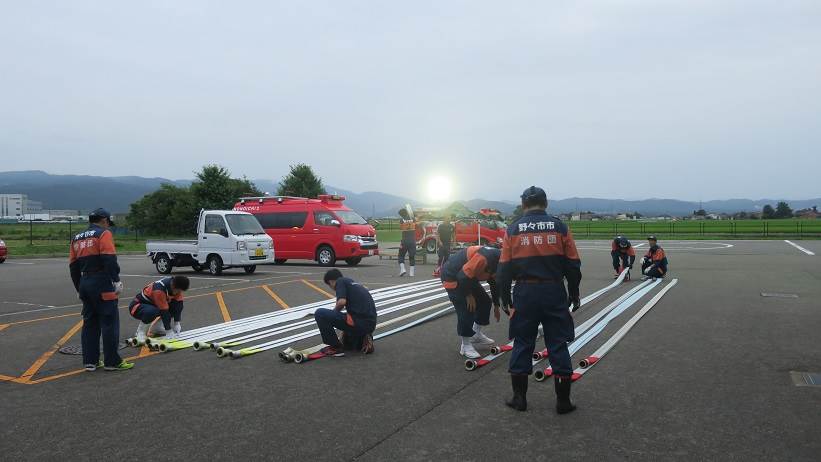 ポンプ車操法