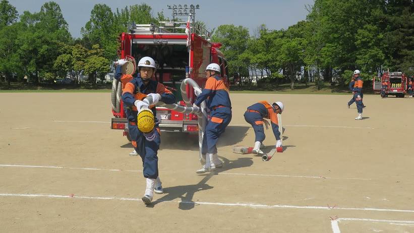 ポンプ車操法