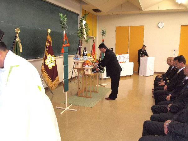 野々市市消防団 第2分団 新型消防ポンプ自動車配備式