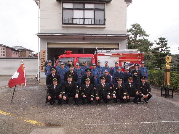野々市市消防団 第2分団 新型消防ポンプ自動車配備式