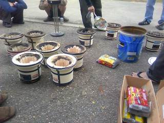 消防家族バーベキュー