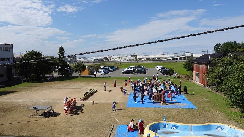 とくの幼稚園&津幡とくの幼稚園脱穀