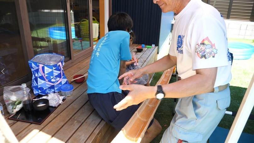 流しそうめん